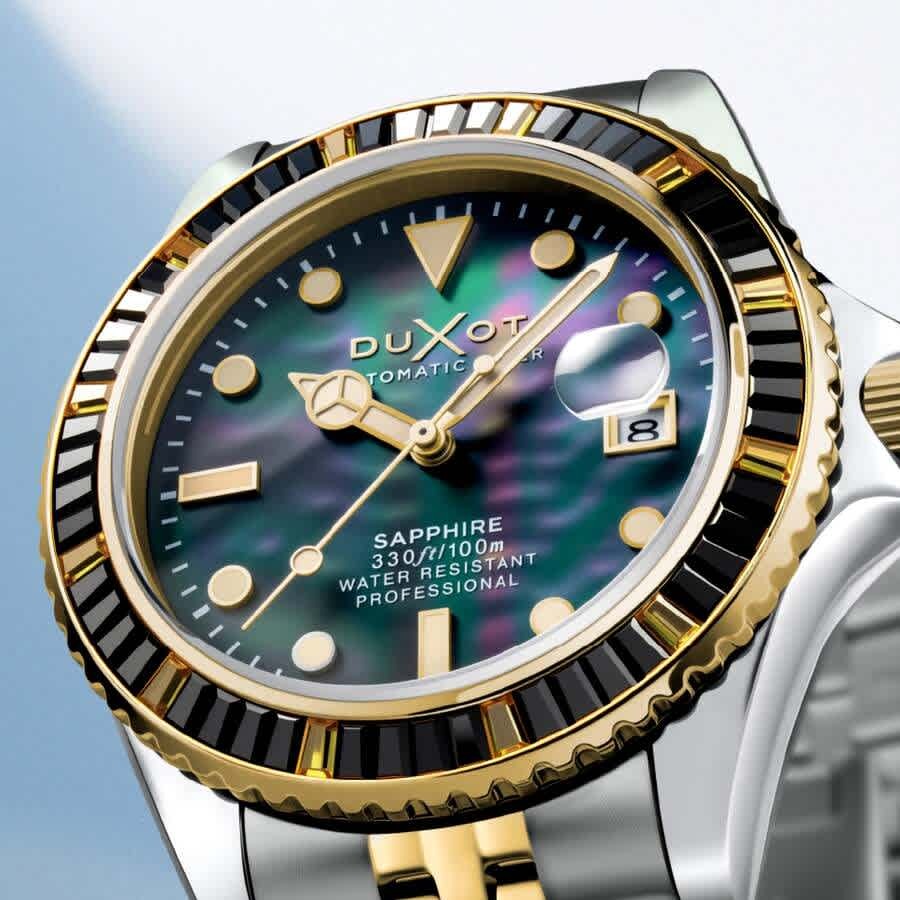Duxot Atlantica 40 Automatic Black Dial Mens Watch DX-2077-99