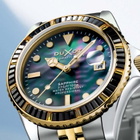 Duxot Atlantica 40 Automatic Black Dial Mens Watch DX-2077-99