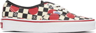 Valentino Garavani Black & White Vans Edition Low-Top VLogo Checkerboard Sneakers