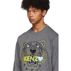 Kenzo Grey Limited Edition Tiger Sweatshirt