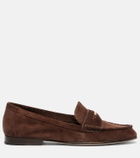 Veronica Beard Suede penny loafers
