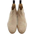 Paul Smith Beige Suede Crown Chelsea Boots