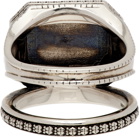 Alexander McQueen Silver & Gold Signature Signet Ring