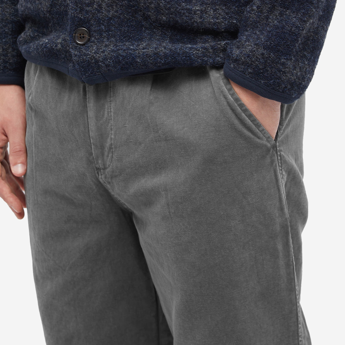 Folk Men's Signal Pant in Slate Slub Folk