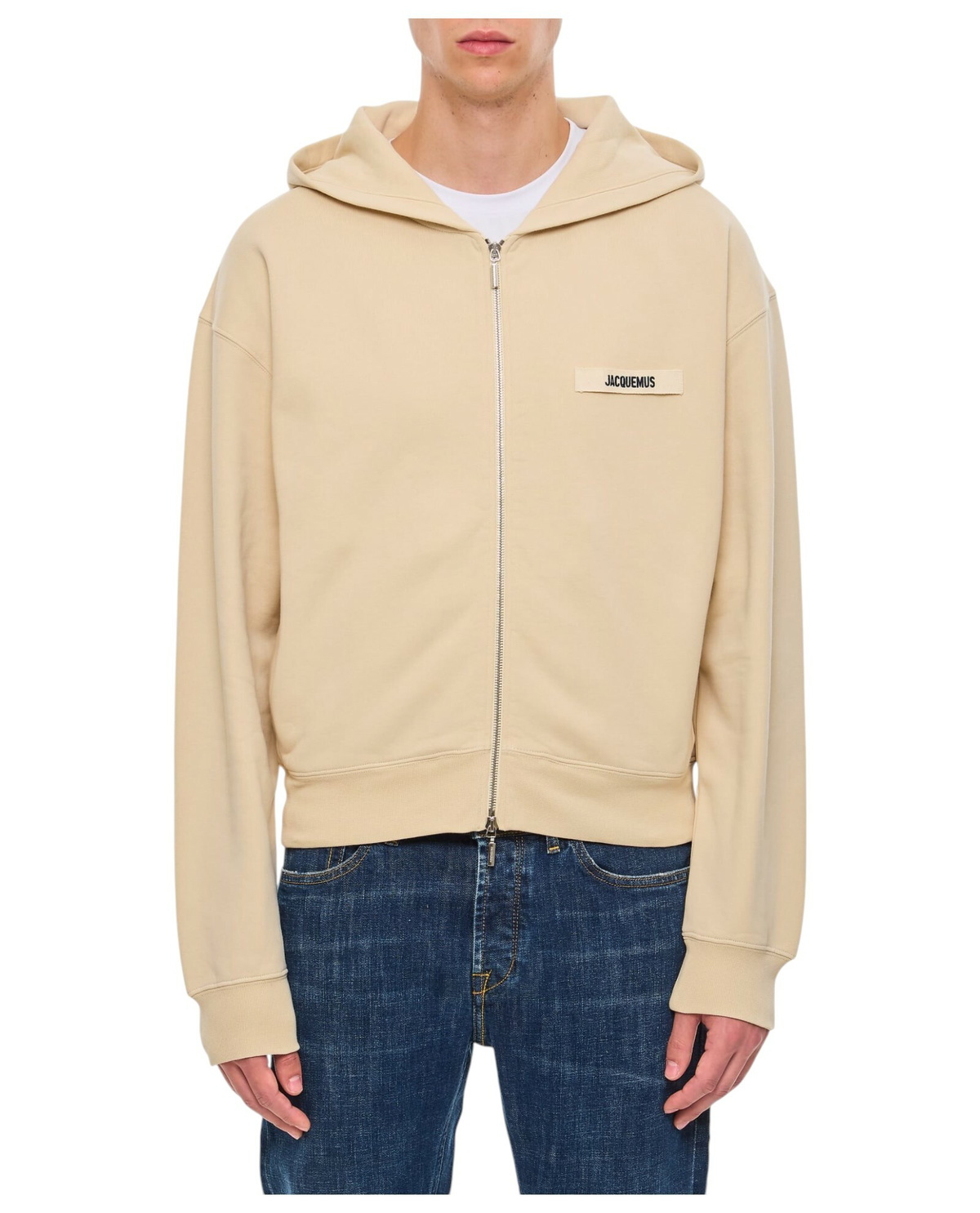 Jacquemus Beige La Montagne 'Le Polo Neve' Polo Jacquemus Jacquemus Beige La Montagne 'Le Polo Neve' Polo Jacquemus