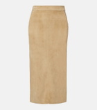 Stouls Taylor suede pencil skirt