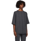 Dries Van Noten Grey Check T-Shirt