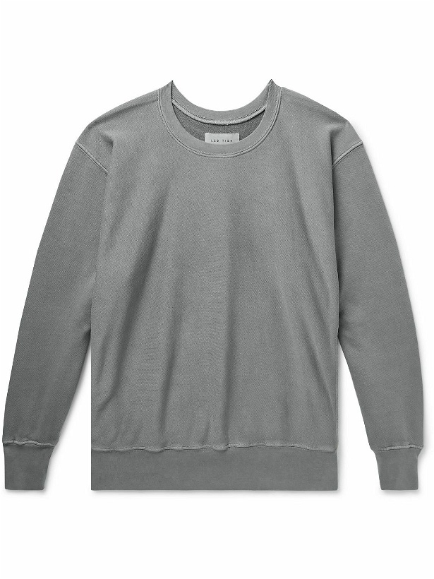 Photo: Les Tien - Cotton-Jersey Sweatshirt - Gray