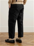 Beams Plus - Wide-Leg Cotton Trousers - Black