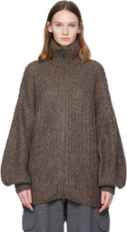 LISA YANG Brown Marly Cardigan Jacket