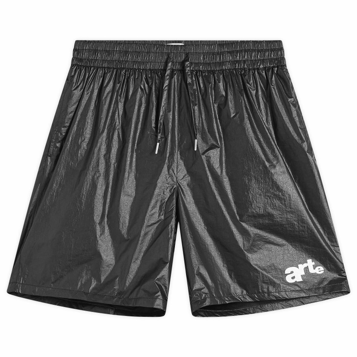 Photo: Arte Men's Big Logo Shorts in Black