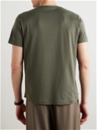 Loro Piana - Soft Slim-Fit Silk and Cotton-Blend T-Shirt - Green