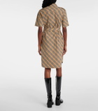 Burberry Burberry Check cotton shirt dress