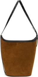 Proenza Schouler Brown Soft Suede Brant Bucket Bag