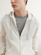 Brunello Cucinelli - Cashmere Zip-Up Hoodie - White