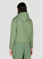 ERL - Zip Up Hooded Sweatshirt in Green