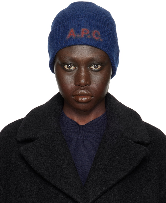 A.P.C. Navy Michele Beanie A.P.C display picture 3