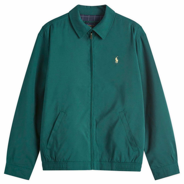 Photo: Polo Ralph Lauren Men's Lined Windbreaker Harrington Jacket in Moss Agate