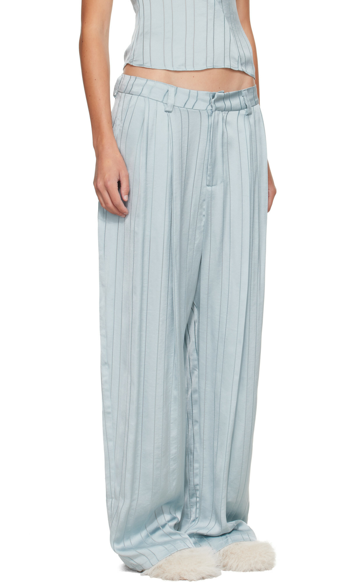 Collina Strada Blue Catchfly Trousers