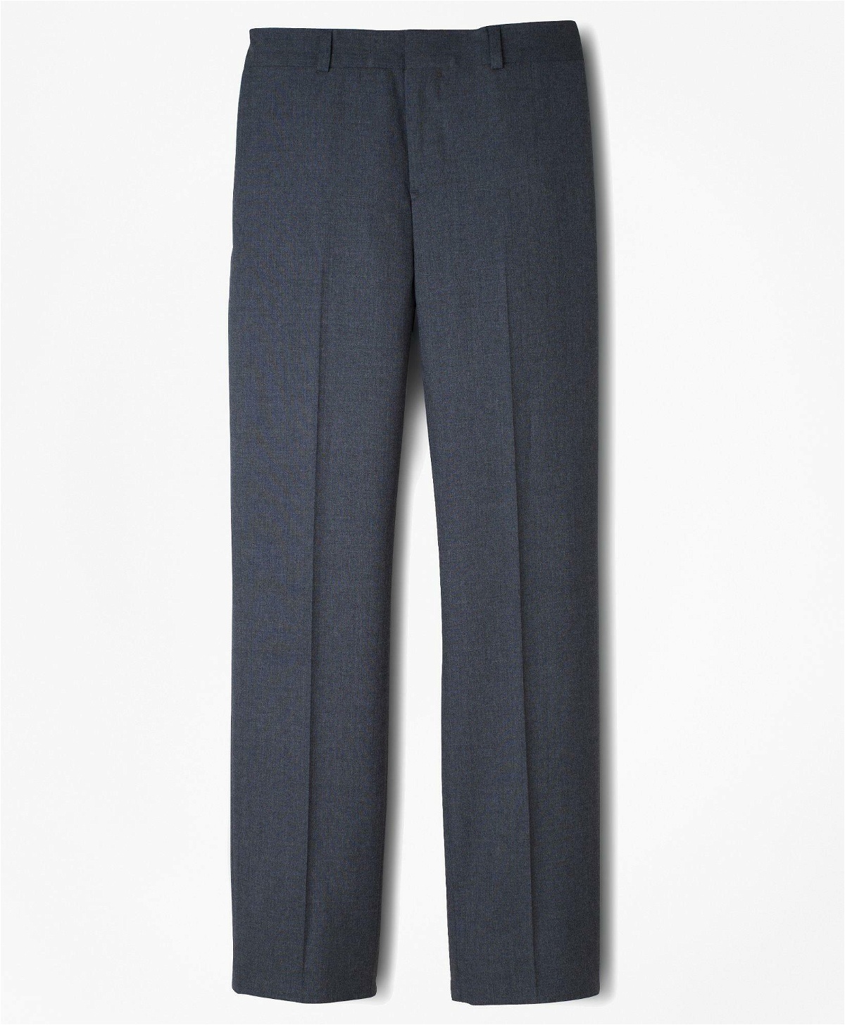 Brooks Brothers Boys Prep Plain-Front Wool Suit Pants | Grey