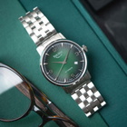 Bruno Sohnle Stuttgart Automatic Green Dial Mens Watch 17-12173-662