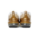 Nike White and Gold Air VaporMax 360 Sneakers