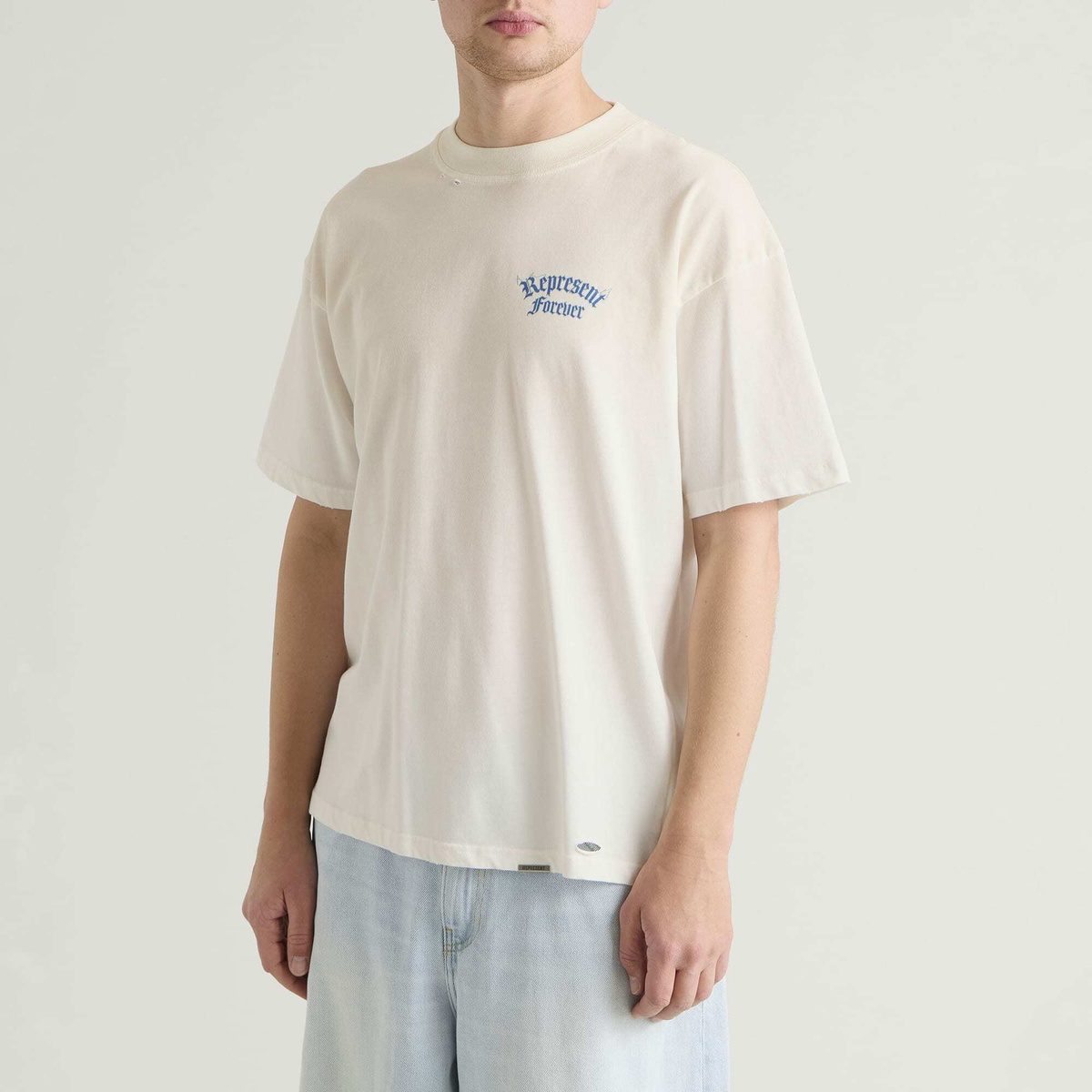 Represent Men's Duality T-Shirt in Flat White