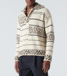 Bottega Veneta Striped wool polo sweater