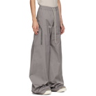 Rick Owens Gray Tower Heizer Belas Cargo Pants
