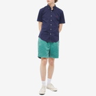 Polo Ralph Lauren Men's Featherweight Twill Short Sleeve Shirt in Newport Navy
