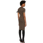 Fendi Brown Knit Forever Fendi Dress