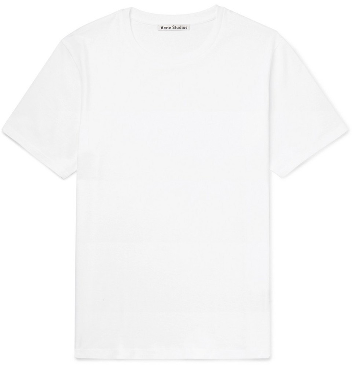Photo: Acne Studios - Measure Cotton-Jersey T-Shirt - Men - White