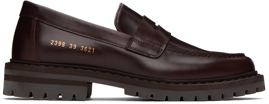 Photo: Common Projects Brown Leather Loafers
