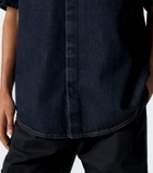 Balenciaga Logo denim shirt