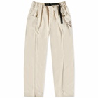 South2 West8 Men's Belted C.S. Twill Trousers in Off White