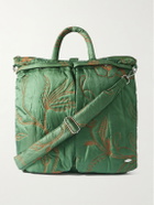 Kardo - Embroidered Silk-Twill Tote
