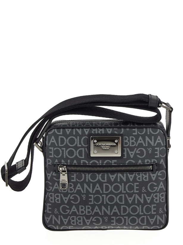 Photo: Dolce & Gabbana Coated Jacquard Crossbody Bag