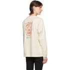 Nudie Jeans Off-White Logo Bodie Long Sleeve T-Shirt