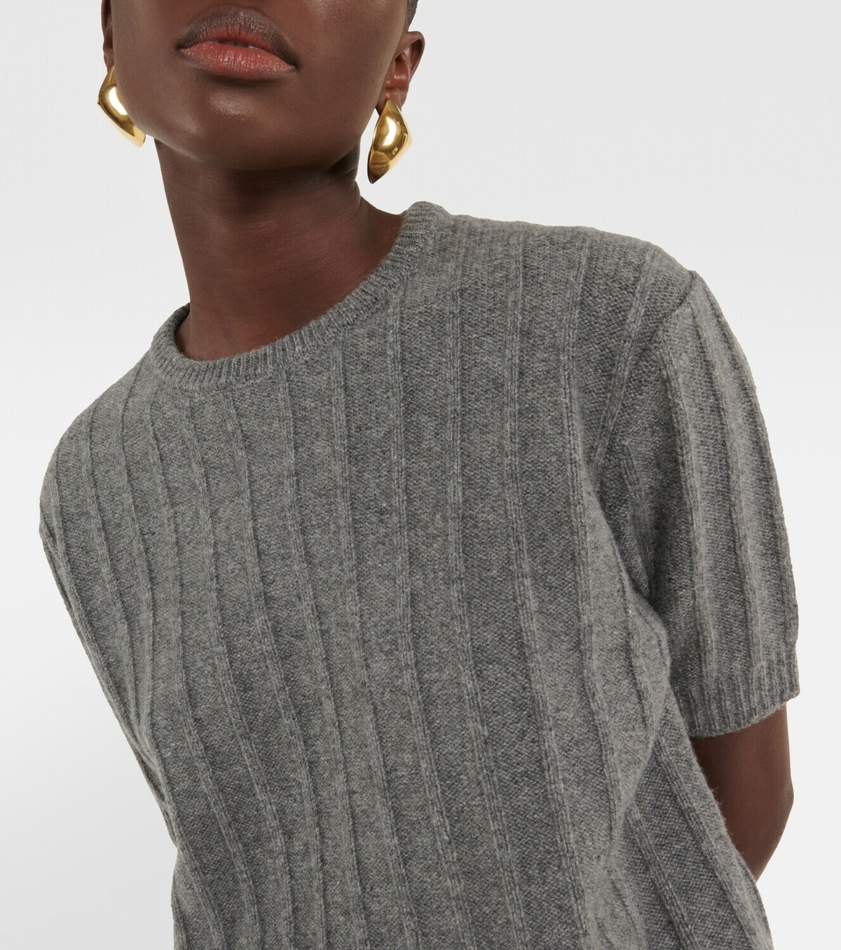 Khaite Esmeralda ribbed-knit cashmere sweater