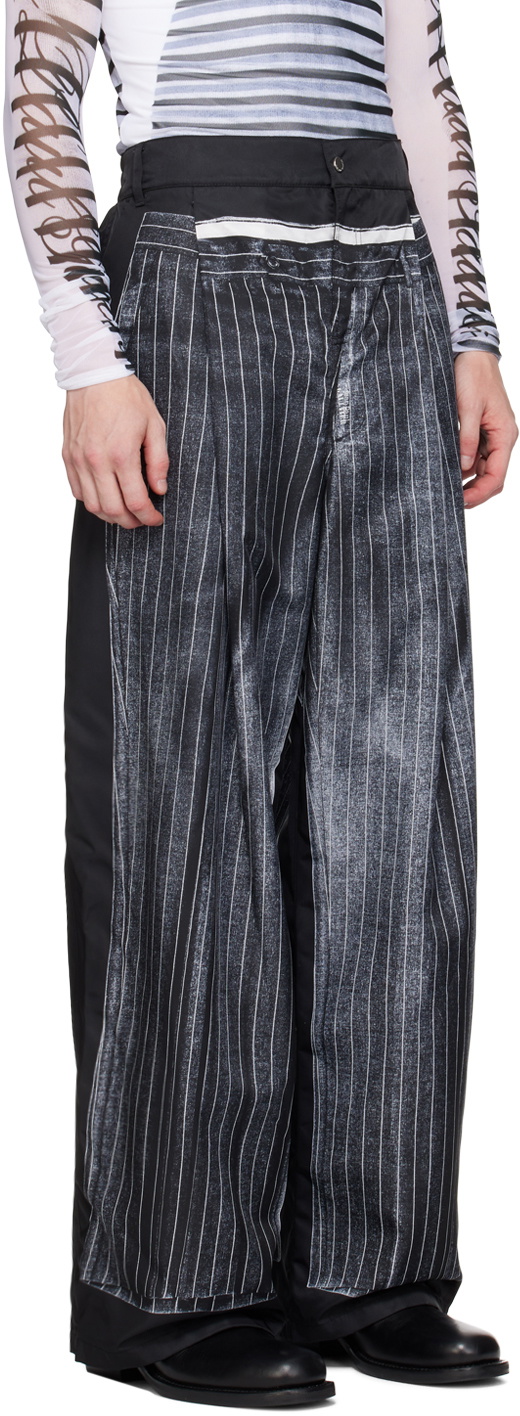 Jean Paul Gaultier Black 'The Trompe-L'œil' Trousers Jean Paul