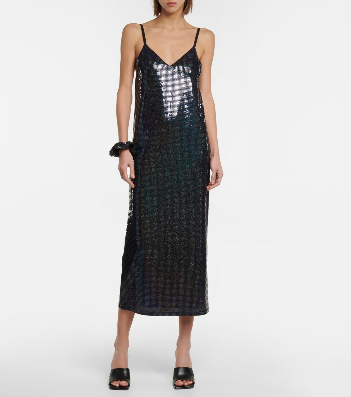 Dodo Bar Or Hillie iridescent midi slip dress