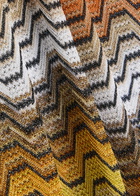 Missoni Patterned Slim-leg Metallic-knit Beach Trousers Black