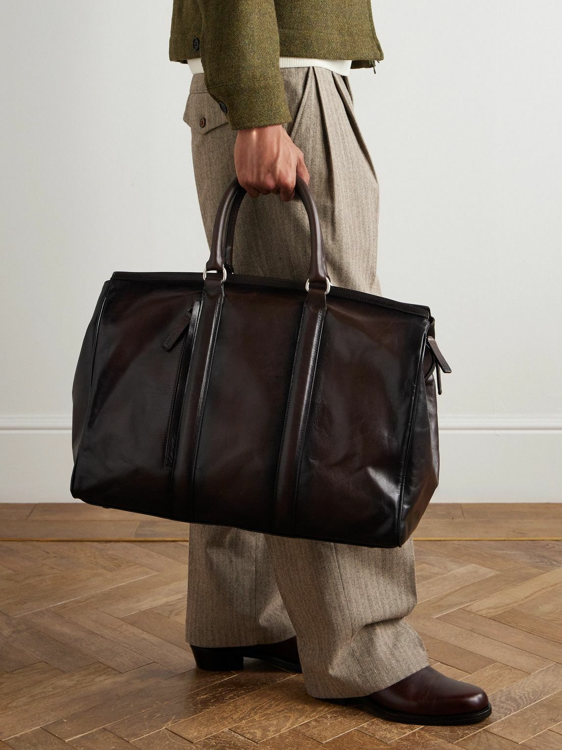 Officine Creative - Quentin 009 Leather Weekend Bag