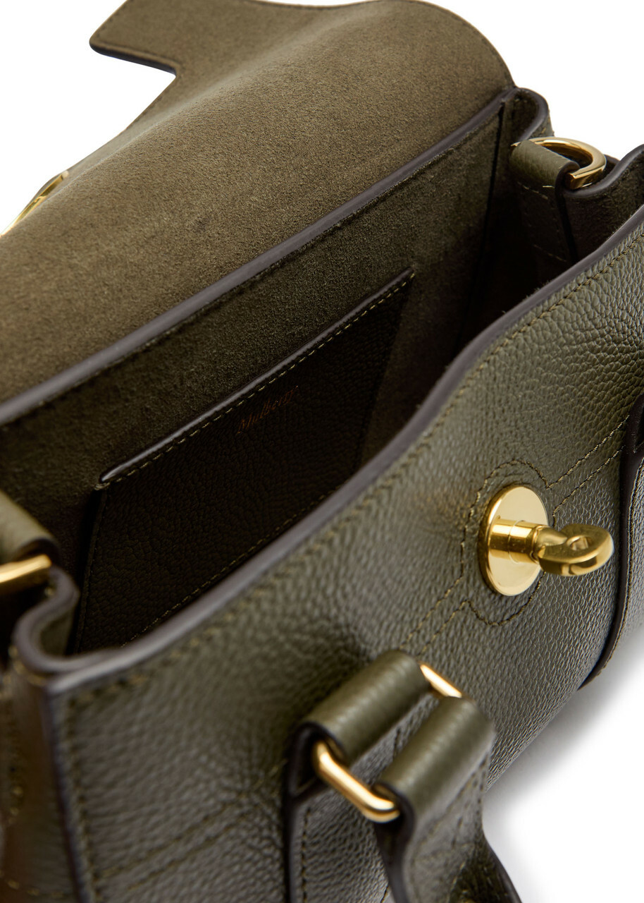Mulberry Heritage Bayswater Mini Grained Leather Cross-body bag - Green - One Size