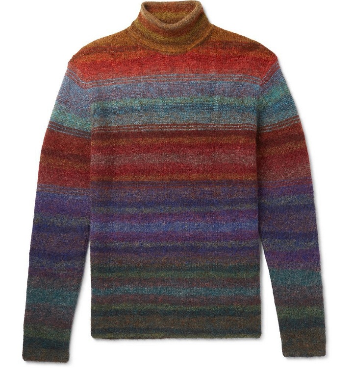 Photo: Missoni - Slim-Fit Striped Knitted Rollneck Sweater - Men - Multi