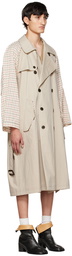 Maison Margiela Beige Layered Trench Coat