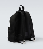 Saint Laurent City leather-trimmed canvas backpack