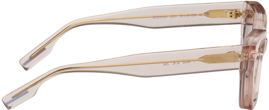 MCQ Pink Angular Sunglasses