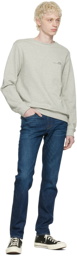 A.P.C. Gray Cotton Sweatshirt