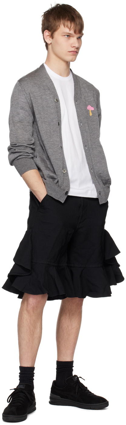 Comme des Garçons Shirt Gray Brett Westfall Edition Cardigan